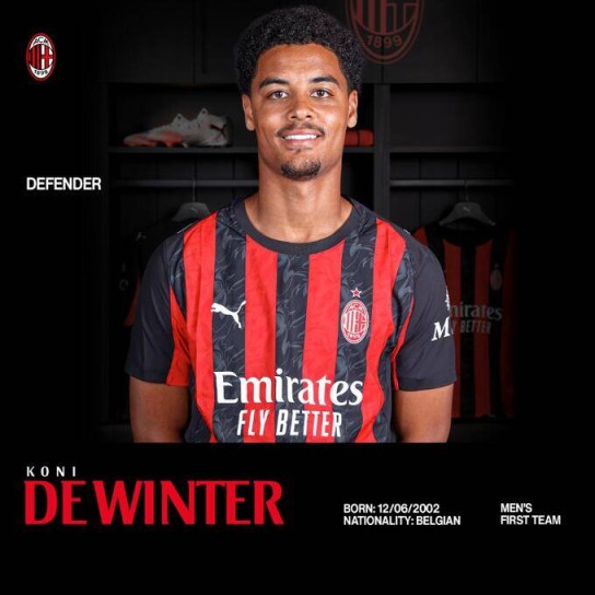 斯基拉：德温特在AC米兰的年薪为200万欧元